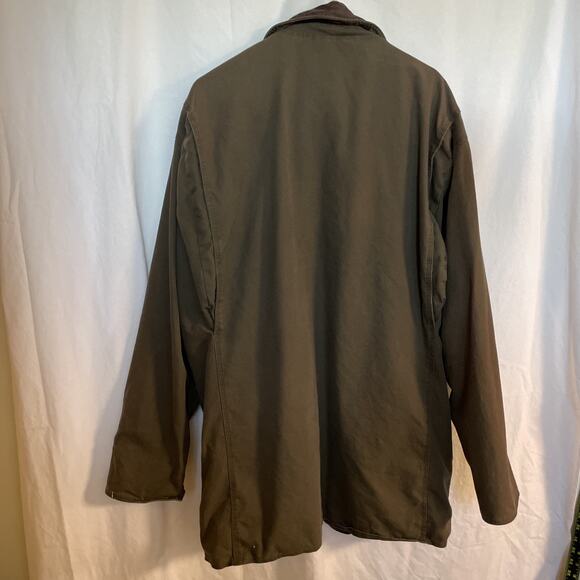 GHBass & Co Men’s XL Long Chore Coat Removable Flannel Liner Brown Jacket Collar - Picture 12 of 12